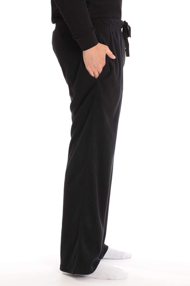 #FollowMe #فولو مي بنطلون بيجاما من الفليس للرجال ملابس نوم PJs 45902-BLK-2XL - Image 2